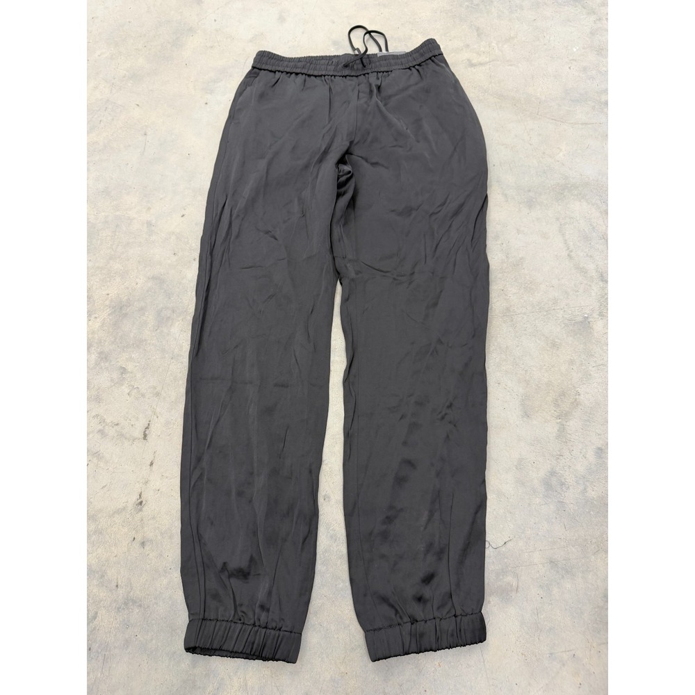 Express Pants Women XS Black High-Rise Drawstring Waist Casual Activewear Jogger